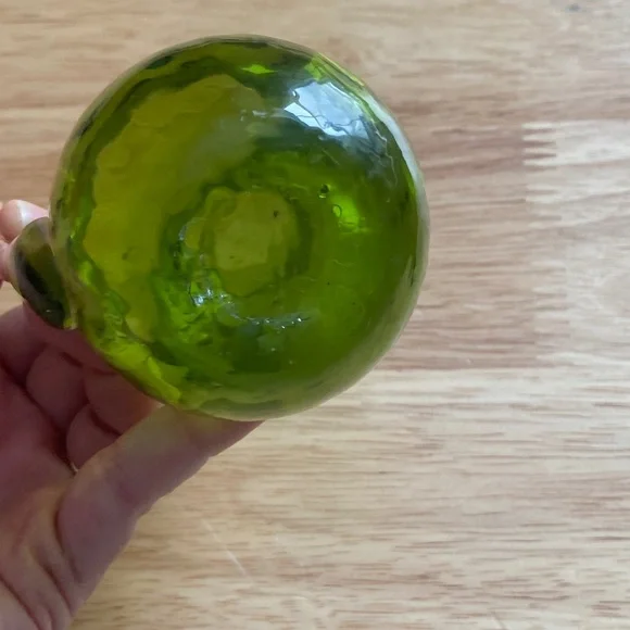 🌷5/$25 Vintage Miniature Green Glass Pitcher - Picture 8 of 12